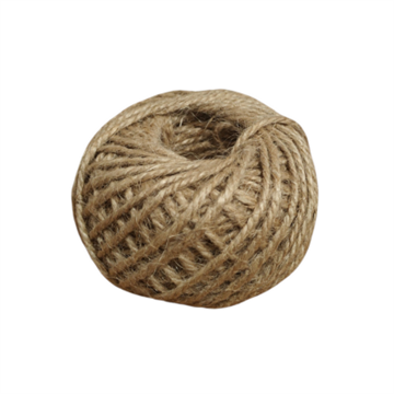 Jutegarn 50 g natur 3-tråd